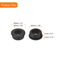 thumbnail image 2 of Uxcell 2Pack Silicone Rubber Grommets 1-1/4" Drill Hole, 7/8" ID Top Hat Hole Plug Grommet, 2 of 6