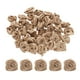 thumbnail image 1 of Uxcell 100Pcs 1.5cm Mini Rosas de Cinta para Manualidades Flores de Tela Artificial, Marrón Claro, 1 of 5