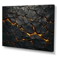 thumbnail image 2 of Designart "Veins Of Molten Volcanic Lava" Volcano Canvas Wall Art, 2 of 7