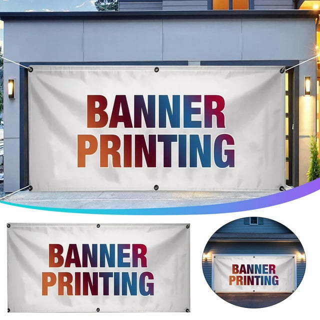 Hearth & Gear DIY Garage Banner Customizable Garage Door That Can Be Customized According To Your Favorite Patterns. Christmas Flag Home Flag Garden Christmas Banner Flag for Mailbox on Beaded Table