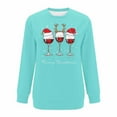 thumbnail image 4 of TopLLCs Chandail en Molleton pour Femmes Automne, Mode Décontractée Manches Longues Col Rond Chandail en Molleton pour Dames, Blouse à Poches, 4 of 4