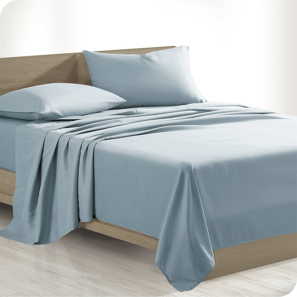 Bare Home 100 Organic Cotton Sheet Set Percale Weave (Queen, Dusty