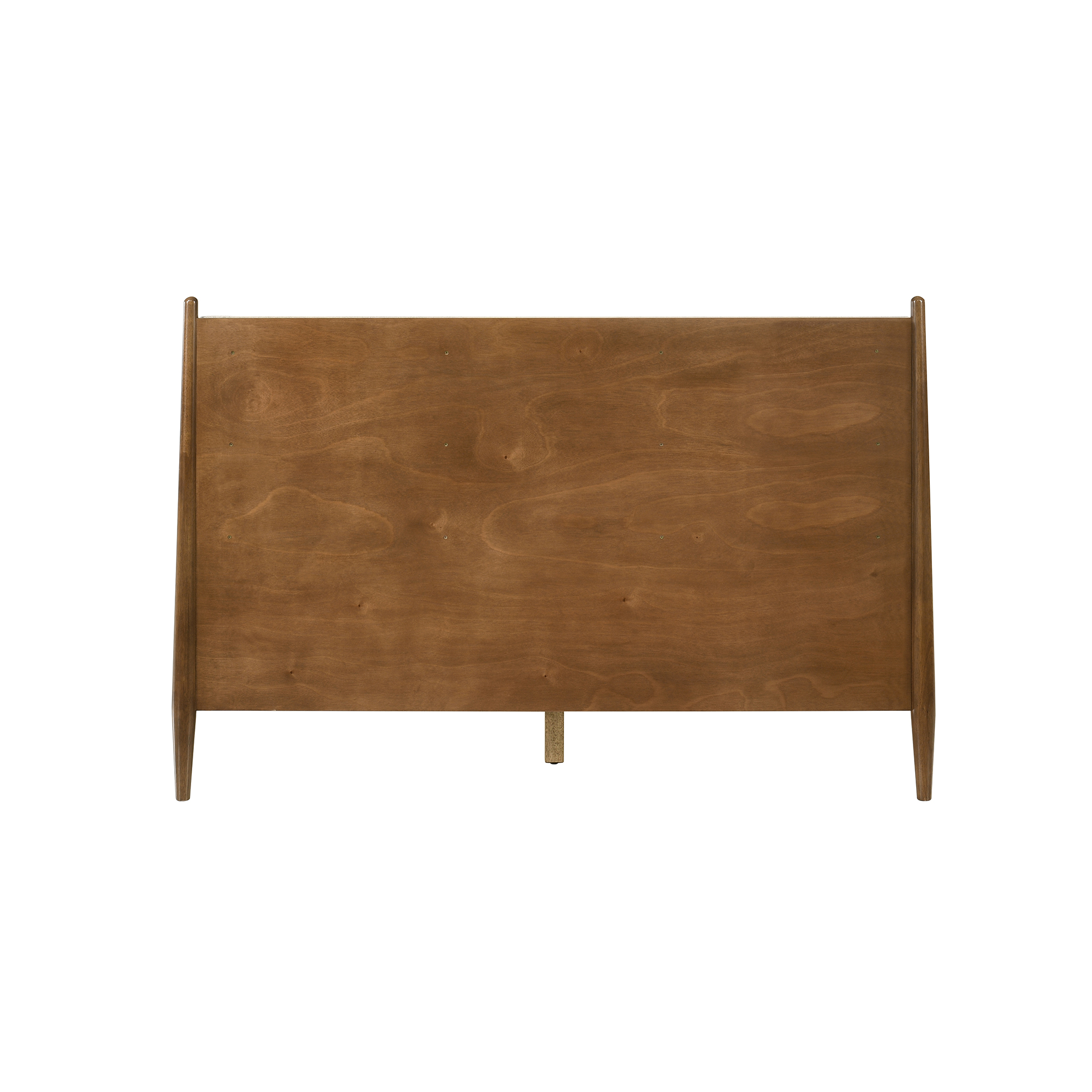 Artemio Queen Platform Wood Bed Frame in Walnut Finish