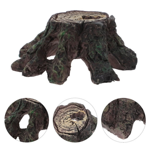 HAKIDZEL Aquarium Accessories Resin Tree Trunk 1Pcs 1.93X1.85X0.83In