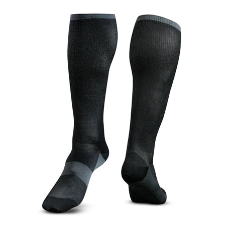 Champro Sports Skate Hockey Base Layer Socks, 1 Pair, Large, Black