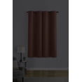 thumbnail image 5 of Mainstays Room Darkening Grommet Curtain Panel Pair, Set of 2, Terracotta, 30"W x 63"L, 5 of 6