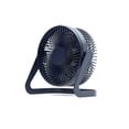 thumbnail image 2 of Ventilador de escritorio USB giratorio Naiovety para sala de estar dormitorio dispositivo de refrigeración por aire Negro, 2 of 6