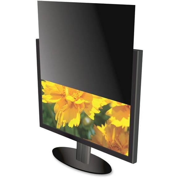 Kantek 16:9 Ratio LCD Monitor Privacy Screen Black For 20" Widescreen Monitor