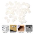 thumbnail image 2 of 100Pcs Nylon Plastic Round Snap in Type Locking Furniture Hole Plugs Cover, 2 of 6
