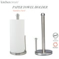 thumbnail image 2 of Kitchen Details Paper Towel Holder with Weighted Base, Stainless Steel, 2 of 6