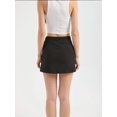 thumbnail image 4 of High Waist Mini Skirt with a Belt Detail, 4 of 5