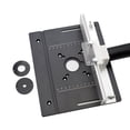 thumbnail image 3 of Router Table Insert Plate Wood Router Plate Auxiliary Tool Benches Multifunction Aluminum Router Insert Plate for Milling Engraving A with Backer, 3 of 8
