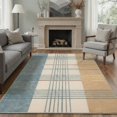 thumbnail image 5 of GENIMO 2'x3' Minimalist Area Rug, Machine Washable Non Slip Low Pile Rug for Entryway Front Door Kitchen Bathroom, Muted Neutral, 5 of 7