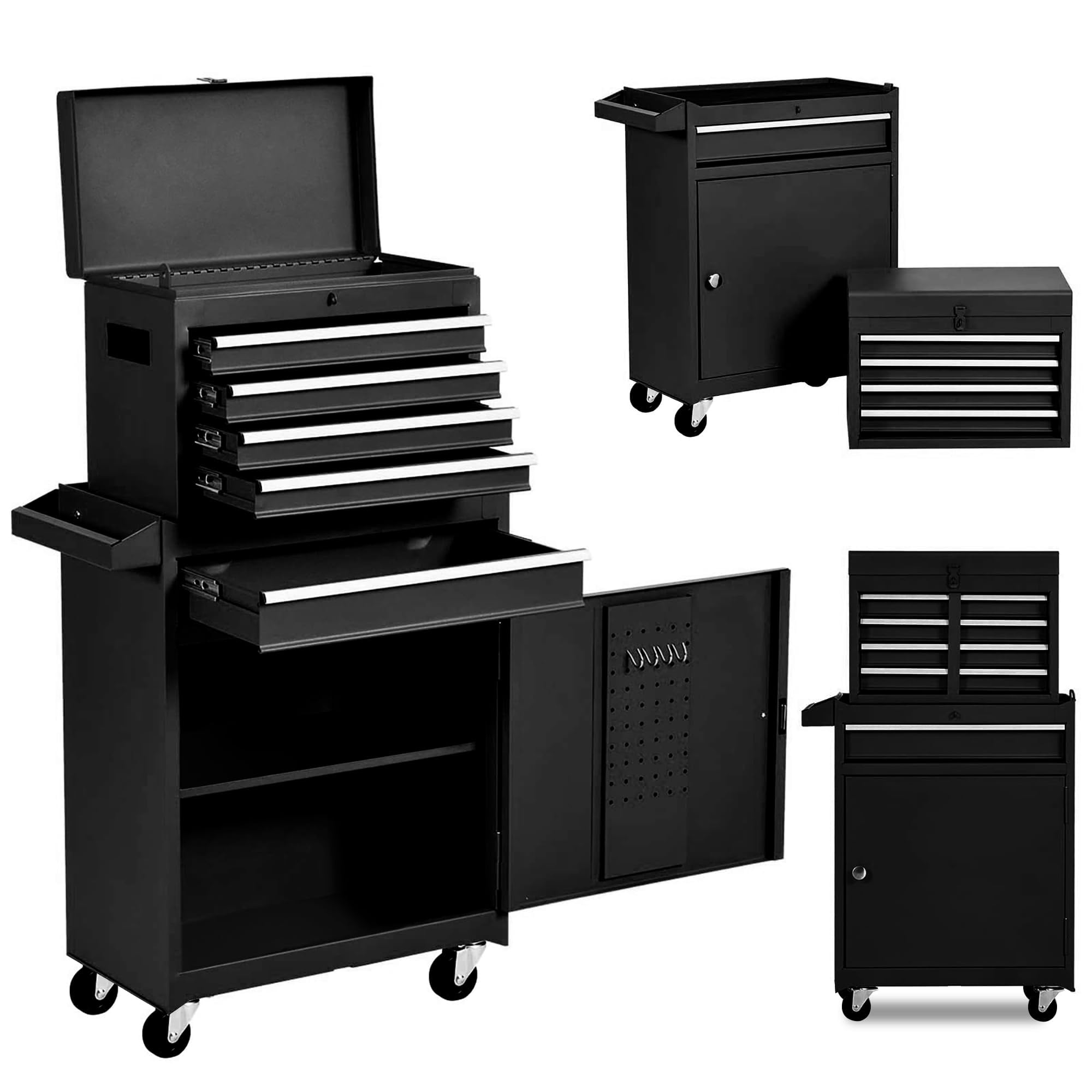 5Drawers Rolling Tool Chest High Capacity Tool Storage