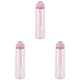 thumbnail image 1 of Botella de agua de 800 ml, botella motivacional a prueba de fugas para deportes (rosa), 1 of 9