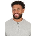 thumbnail image 4 of Ozark Trail Men's Fleece Lined Henley Shirt with Long Sleeves, Sizes S-2XL, 4 of 5