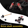 thumbnail image 3 of Vogacara RC Car Axle Drive Shaft Pieza de actualización confiable Reemplazo de accesorios Ejes Accesorios Kit Reemplazo para 144001 Púrpura Kits de construcción modelo Dorado Vogacara FN001444-03, 3 of 6