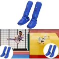 thumbnail image 4 of Espinilleras | Perneras MMA para Kickboxing Muay Thai Karate Artes Marciales Taekwondo Kung Fu | Protección para pies y empeine de combate | Equipo de protección, 4 of 4