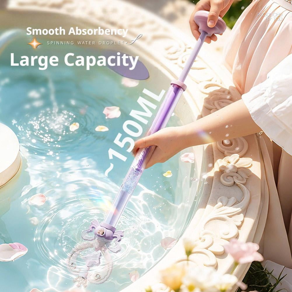 Firework Water Spray Toy, Fairy Wand Water Cannon, LED Water Blaster, Sprays Waters Like Fireworks, Waterr and Light Effects for Summer Pool, Backyard, Beach, Beach Parties - Pink