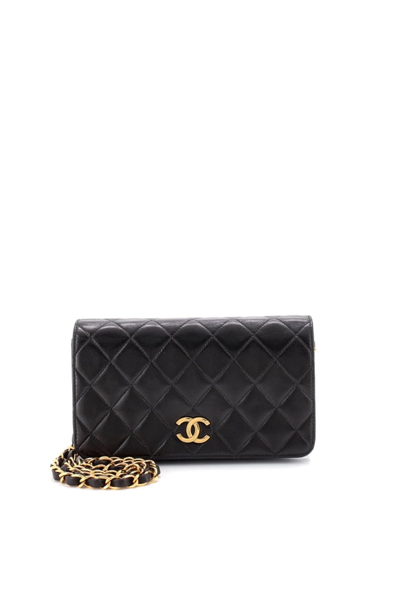 Pre-Owned Vintage Full Flap Bag Quilted Lambskin Mini By Rebag
