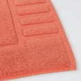 thumbnail image 6 of Superior Leo Cotton Geometric Border Bath Mat, 22" x 35", Set of 2, Coral, 6 of 10