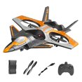thumbnail image 4 of Avión de control remoto, juguete, hobby, planeador RC, el mejor regalo, avión RC de vuelo estacionario automático. naranja, 4 of 9