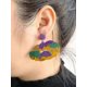 thumbnail image 3 of 1 par de pendientes colgantes de Mardi Gras para mujer, pendientes de modelado de langosta con forma de sombrero y labios con temática de carnaval para niñas, pendientes de acrílico de Mardi Gras para, 3 of 3