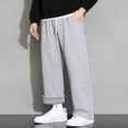 thumbnail image 3 of POROPL Mens Sweatpants with Pockets Cotton Straight Drawstring Pants,Sweatpants Men Size S-4XL, 3 of 3