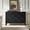 Black, variant on Tina's Home 45" Sideboard Buffet with 3 Wooden Doors for Living Room Entryway Bedroom Walnut