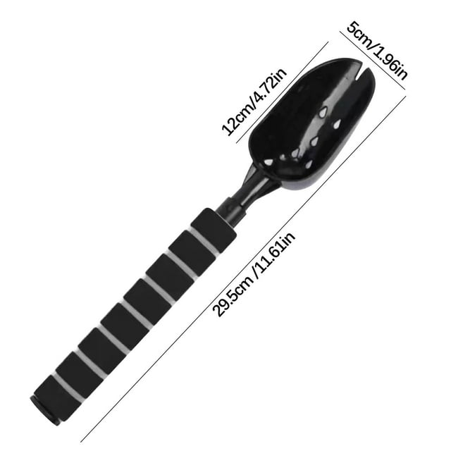PRETXORVE Portable Ear Spoon Ear Spoon Aluminum Alloy Mini Spoon Telescopic Bait Casting Spoon