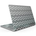 thumbnail image 3 of DesignSkinz Black Gradient Layered Chevron Full-Body Skin Decal Wrap Cover for MacBook Air 13" 2018 (A1932), 3 of 9