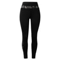 thumbnail image 4 of XIYON Women's High Waisted Jeggings Women Lace Soft Elastic Comfortable Casual Yoga Pants Soft Yoga Pants, 4 of 6