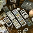 thumbnail image 4 of YUBX Lace Patterns PET Tape Set 6 Rolls Floral Arts Decorative Tapes - Tranquil Dew, 4 of 8