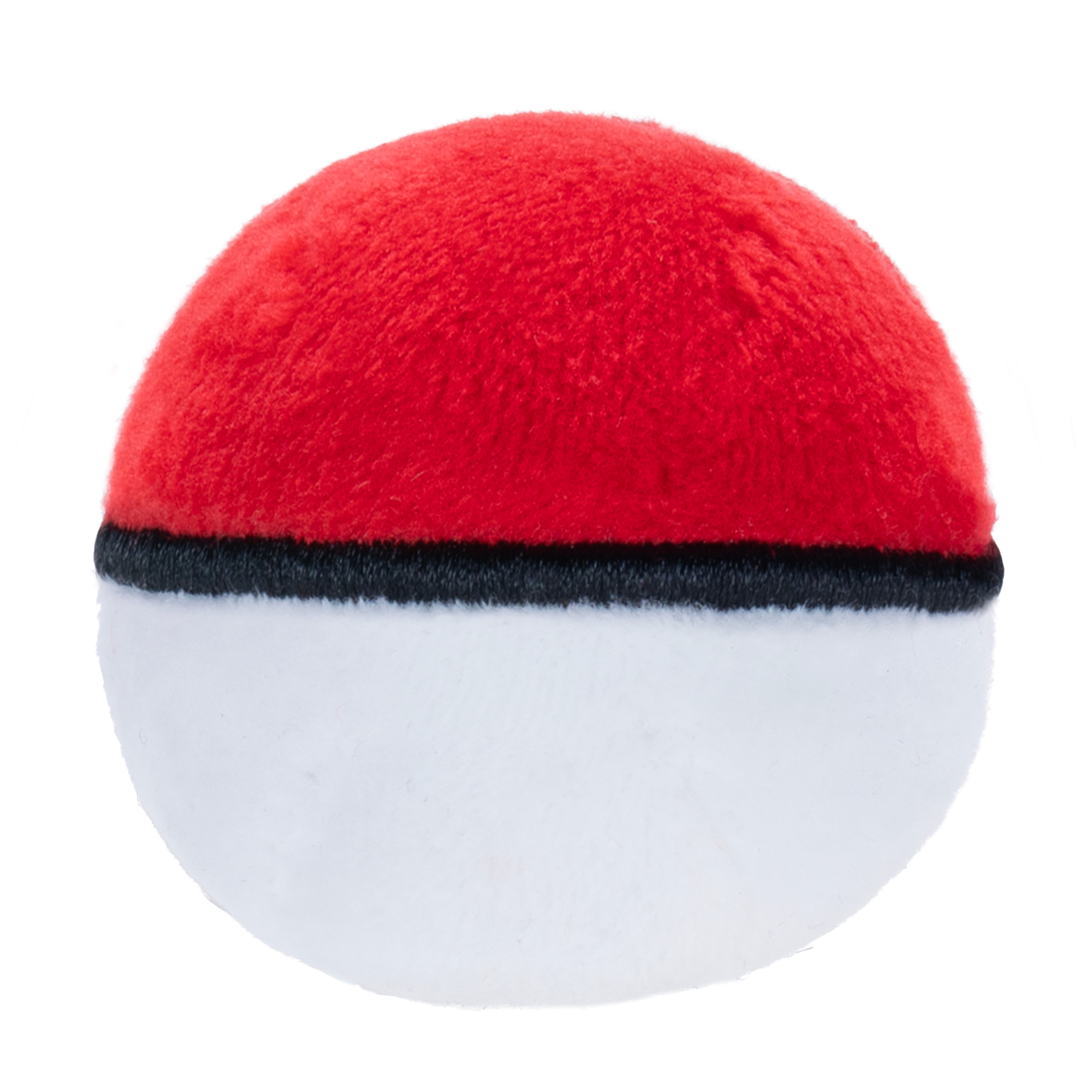 Pokemon 2 inch Red and White Poké Ball Cat Plush - Plush Ball with Catnip