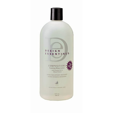 Design Essentials Compositions Foaming Wrap Lotion For Relaxed And Natural Hair, Refill, 32 Fl Oz C80