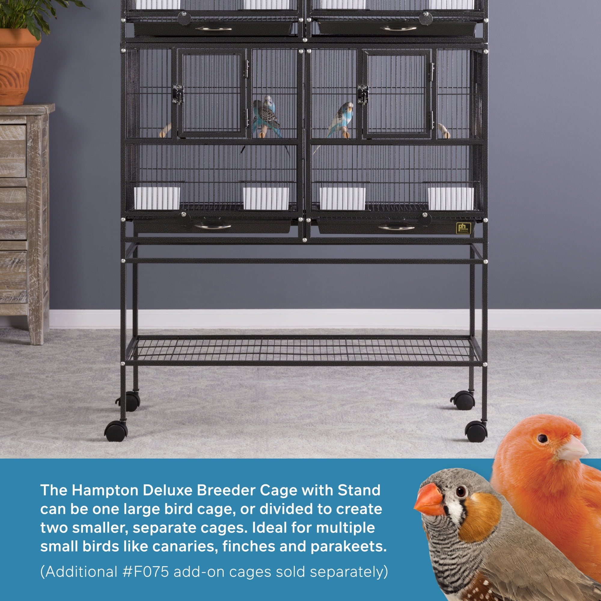 Hampton deluxe divided breeder cage discount