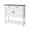White, variant on Homfa Farmhouse Console Table with 2 drawers & 2 door cabinet, Sofa Table Entryway Table with Storage Shelf for living room, Hallway, Gray