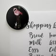thumbnail image 2 of Pink Flamingos Palm Tree Kitchen Refrigerator Locker Button Magnet, 2 of 6