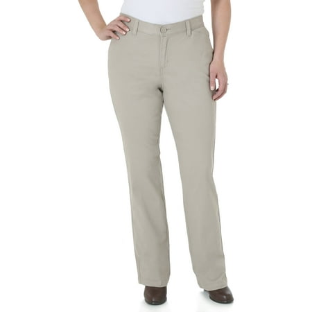 The Riders By Lee Women's Classic Straight Leg Stretch Woven Pants ...
