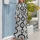 thumbnail image 3 of Arte de la era atómica gris: vestido largo moderno de mediados de siglo en blanco y negro Vestido vintage de verano para uso diario, 3 of 4