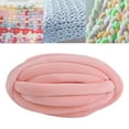 thumbnail image 6 of S SERENABLE Chunky Yarn Jumbo Tubular Yarn Hand Knitting Washable Crocheting Bulky Yarn Arm Knit Yarn for Crochet Rug Making Blanket Mat light pink, 6 of 8