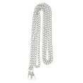 thumbnail image 2 of Bolso bandolera , correa de cadena, asa, bolso, reemplazo de cadena, 120 Plata Zulema Cadena del bolso, 2 of 8