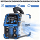thumbnail image 5 of AZZUNO 135A MIG Welder Máquina de Soldar 110V Flux MIG/Lift TIG/Stick 3 en 1 IGBT, 5 of 7
