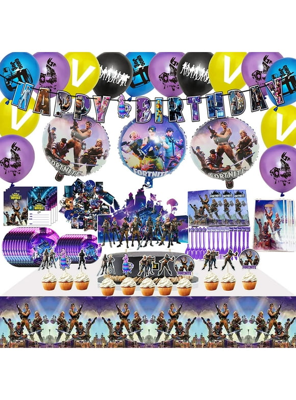 Fortnite Party Tableware in Fortnite Party Supplies