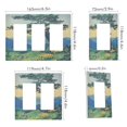 thumbnail image 2 of Yayeee Rocker Switch Wall Plate 2-Gang 4.7"x4.6" Home Decorative Outlet Cover, Retro Mountain, 2 of 6