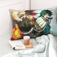 thumbnail image 6 of My Hero Academia Pillowcase Cushion Pillow Covers With Hidden Zipper Pillow Case Decor For Bed Dorm Sofa Couch Car 16"x24", 6 of 8