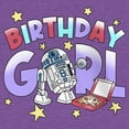thumbnail image 2 of Girl's Star Wars Birthday Girl R2-D2 Party  Graphic T-Shirt, 2 of 4
