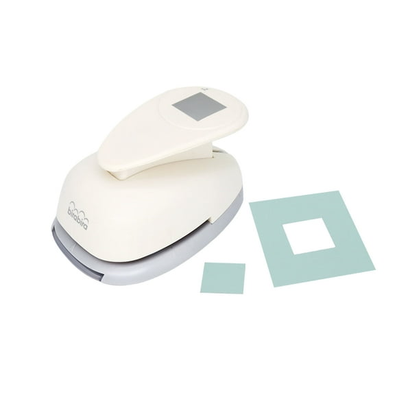 Bira Craft 1 3/8" x 1 3/8" Square Lever Action Craft Punch for Paper Crafting Scrapbooking(2 inch Square measured diagonally)