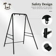 thumbnail image 3 of ONCLOUD Upgraded Hammock Chair Stand Metal Swing Stand Frame, Heavy Duty Steel Hammock Stand Only for Porch, Backyard, Indoor or Outdoor, Black, 3 of 8