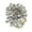 Crystal AB, variant on SS20 Glass Flatback Rhinestones by Bead Landing 1440pc